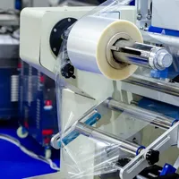 Rolls of flexible packaging barrier film