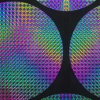 Holographic finish sample